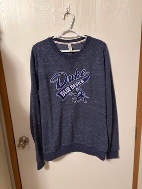 Duke Blue Devils Vintage-Inspired Men’s Crewneck Sweater SZ L
